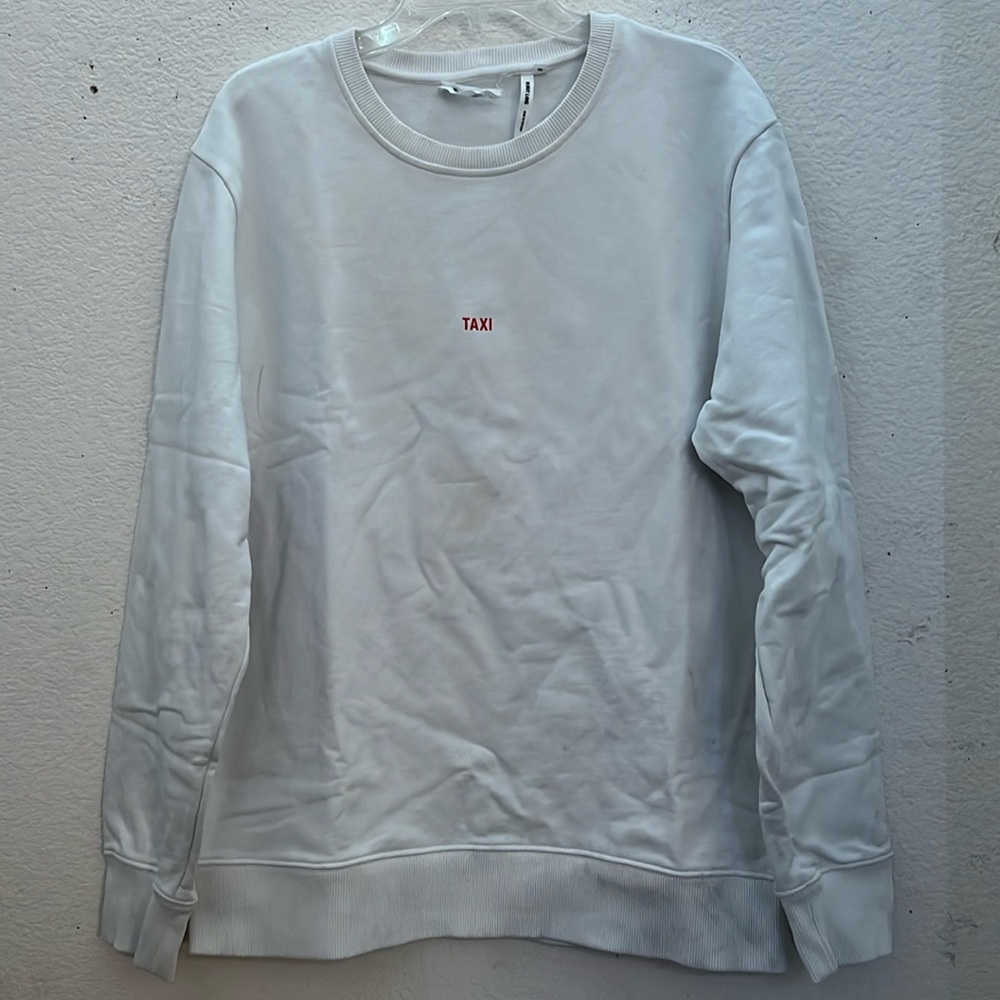 Helmut Lang Taxi Paris Crewneck Sweatshirt Mens Size XL